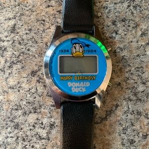 Vintage Disney Donald Duck Birthday Digital Watch